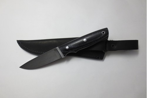 Нож из дамасской стали "Егерь - 1" цельнометаллический